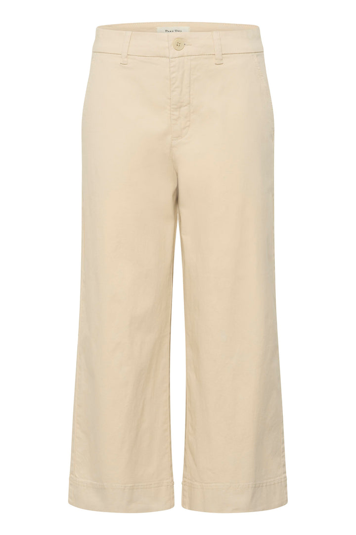 Pantalon en coton extensible Belmay – Coupe régulière longueur cheville