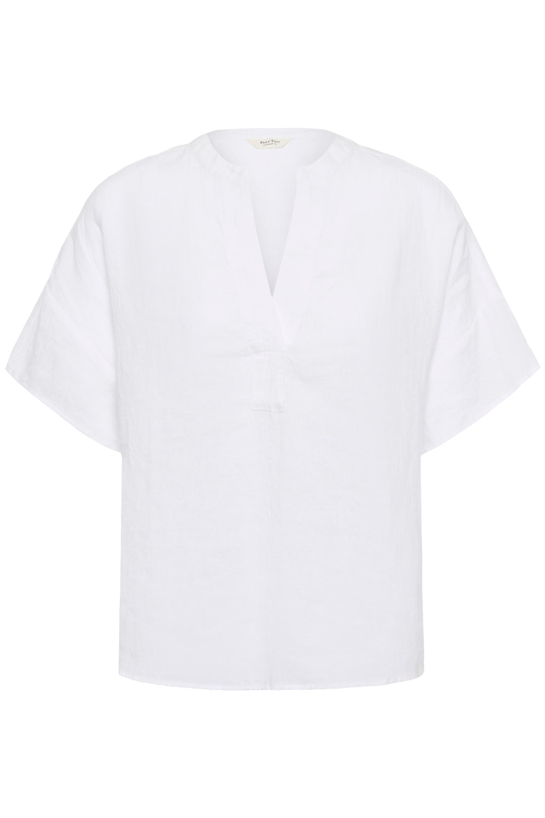 Blouse Brinnie en lin naturel – Léger à manches courtes