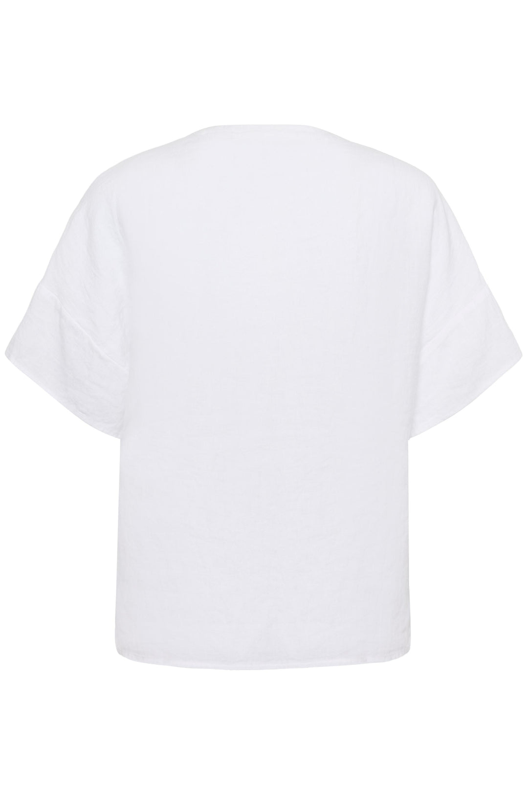 Blouse Brinnie en lin naturel – Léger à manches courtes