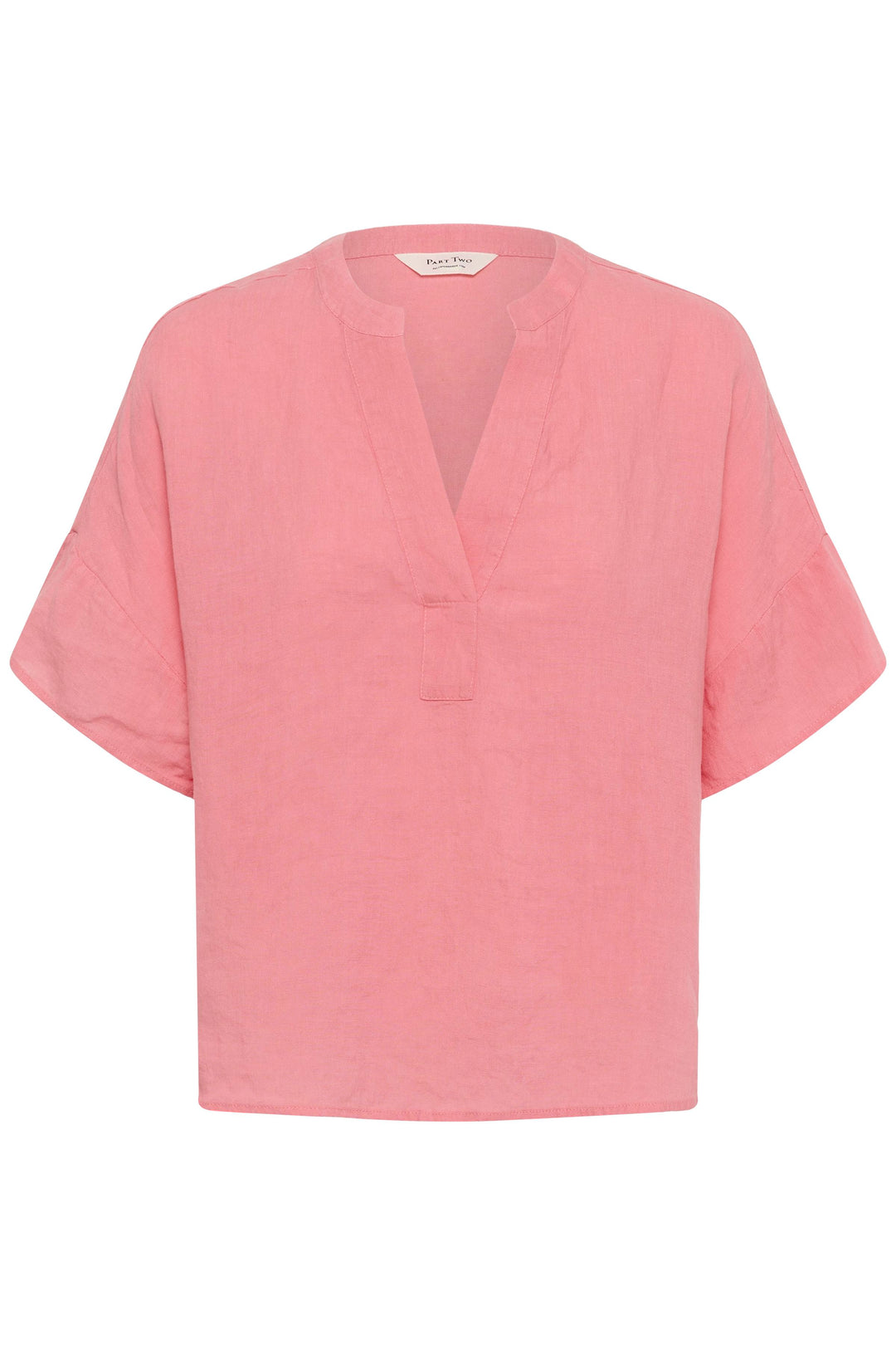 Blouse Brinnie en lin naturel – Léger à manches courtes