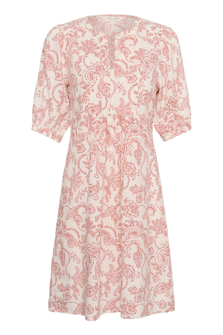 Benete Delicate Print Dress - Linen and Viscose (LENZING™ ECOVERO™)