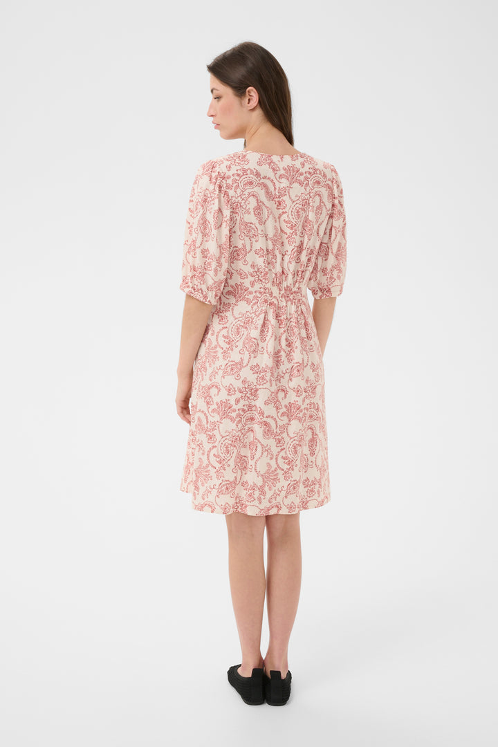 Benete Delicate Print Dress - Linen and Viscose (LENZING™ ECOVERO™)