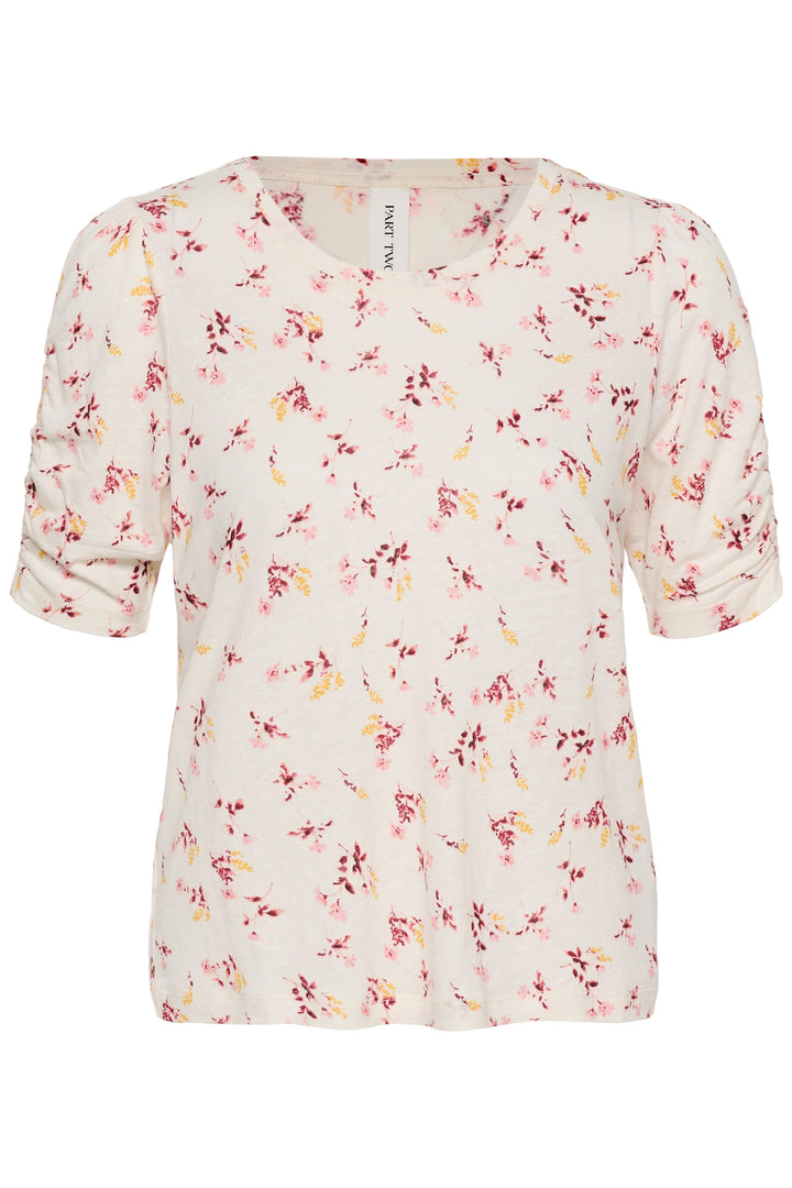 T-shirt imprimé floral Brizette – Lin et viscose