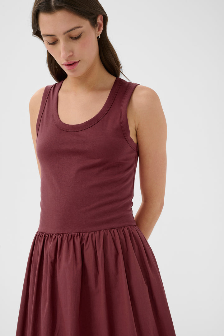 Bodhi long jersey dress – Organic cotton