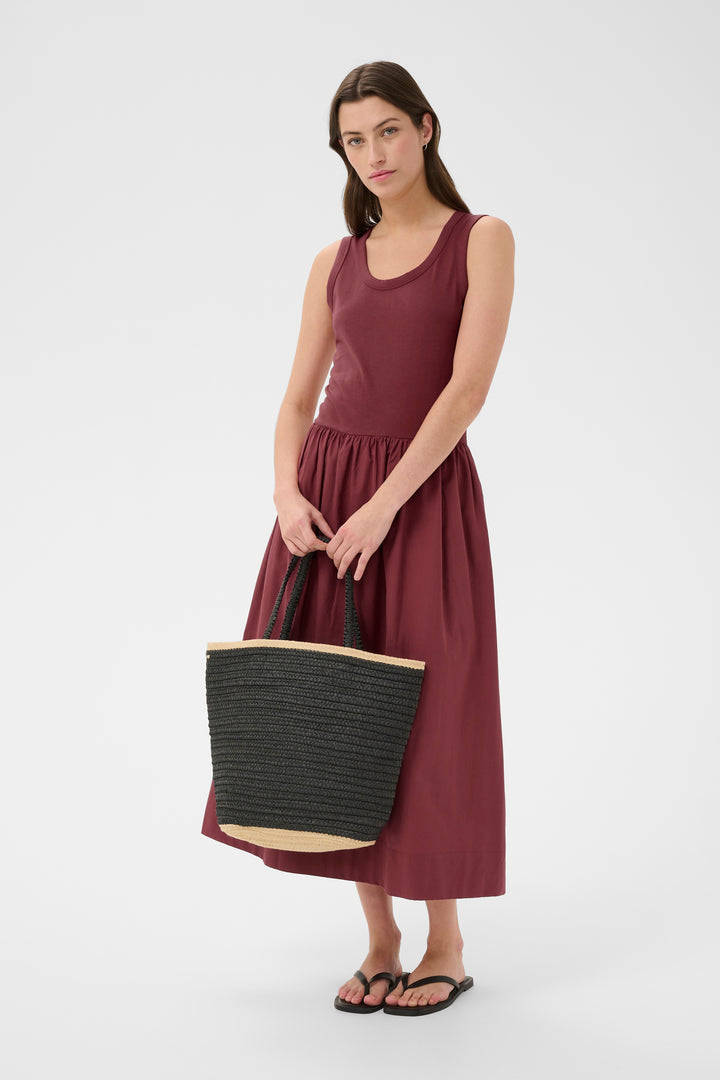 Bodhi long jersey dress – Organic cotton