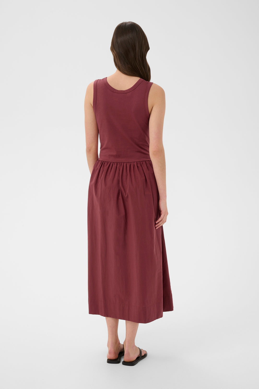 Bodhi long jersey dress – Organic cotton