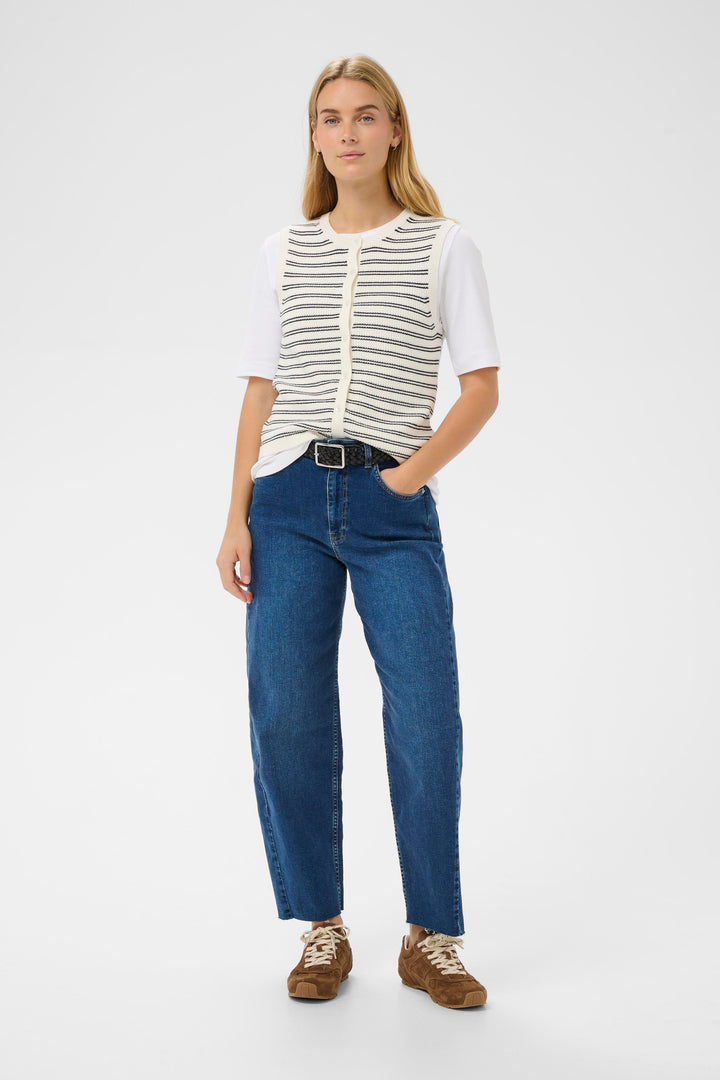 Cardigan sans manches Gemma - Maille biologique et style polyvalent