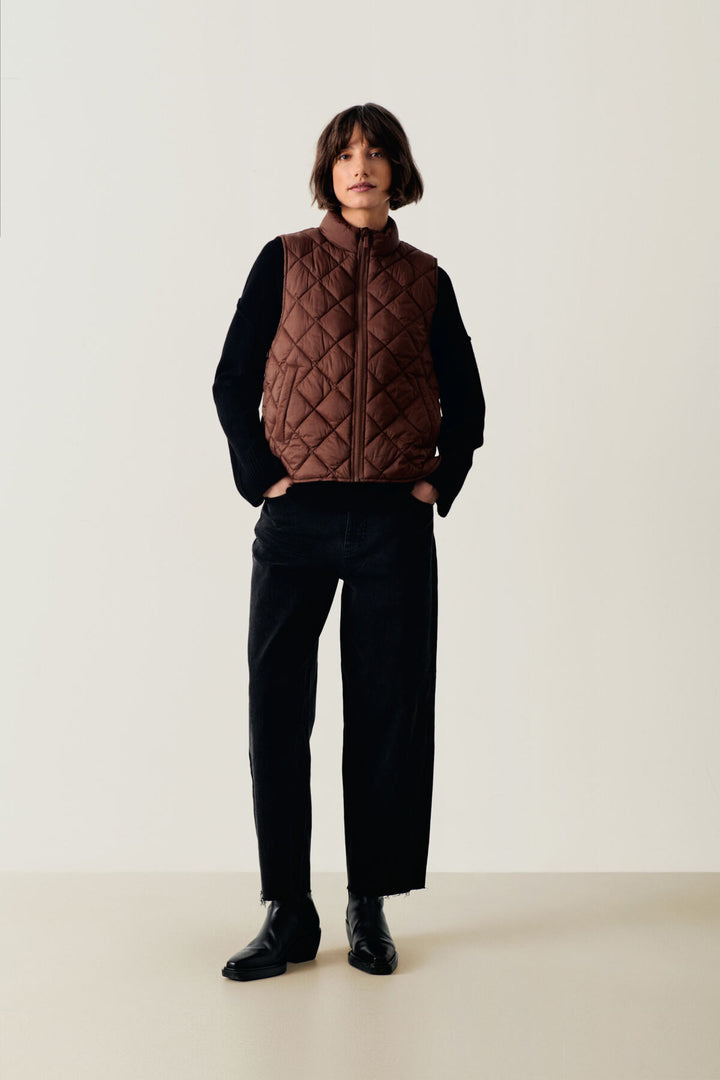Veste sans manches Carlota - Un essentiel matelassé écoresponsable **