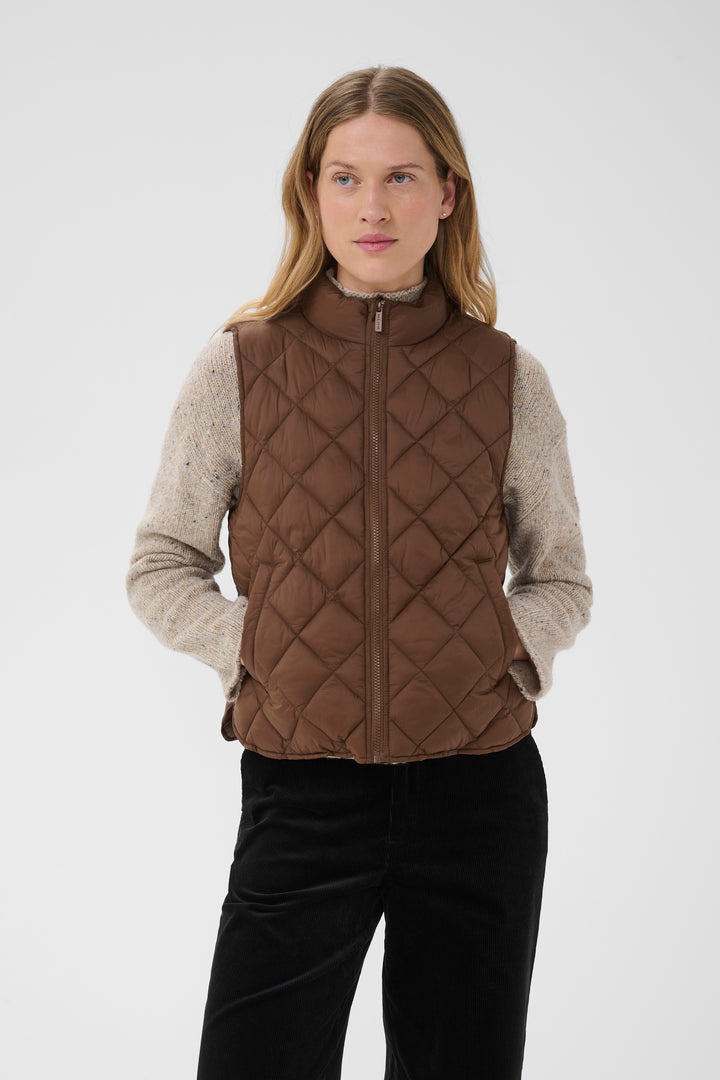 Veste sans manches Carlota - Un essentiel matelassé écoresponsable **