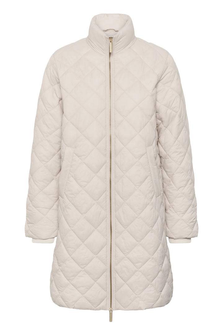 Manteau long matelassé Olilana - Fait de matériaux recyclés