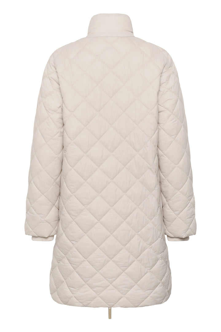 Manteau long matelassé Olilana - Fait de matériaux recyclés