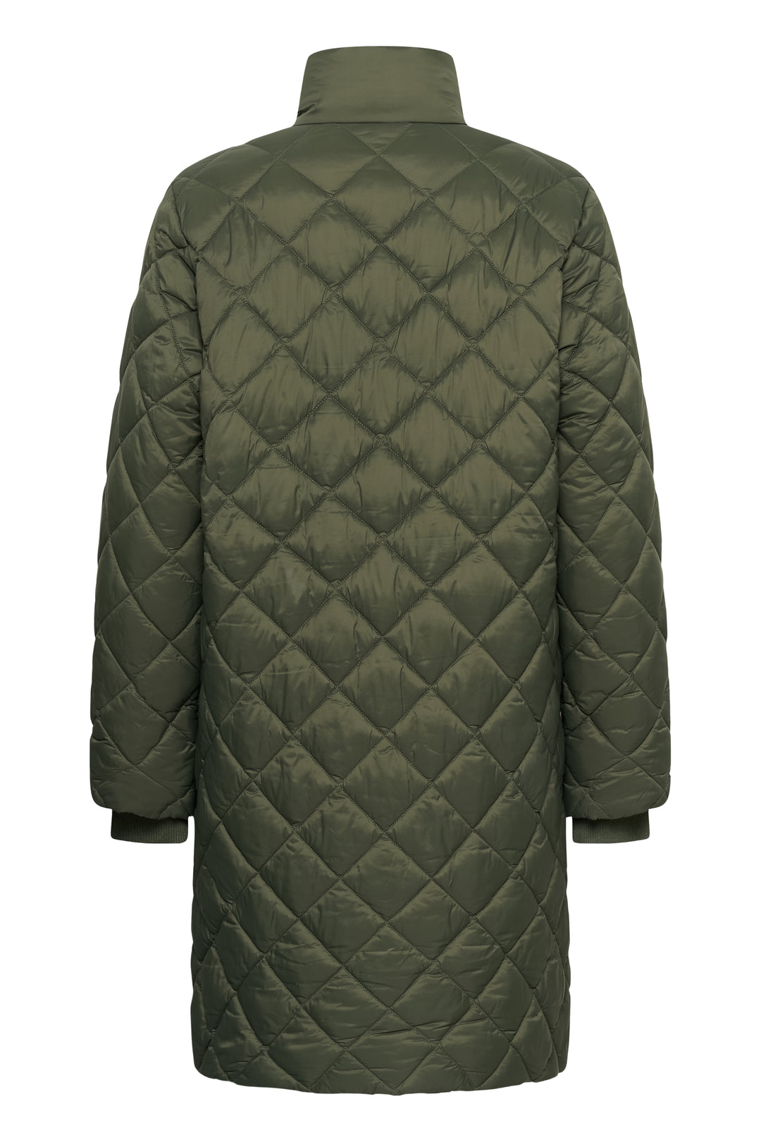 Manteau long matelassé Olilana - Fait de matériaux recyclés