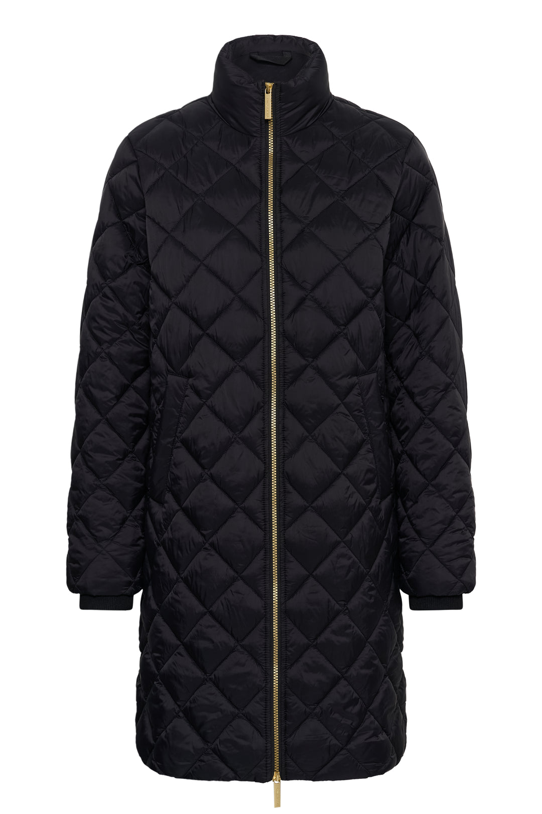 Manteau long matelassé Olilana - Fait de matériaux recyclés