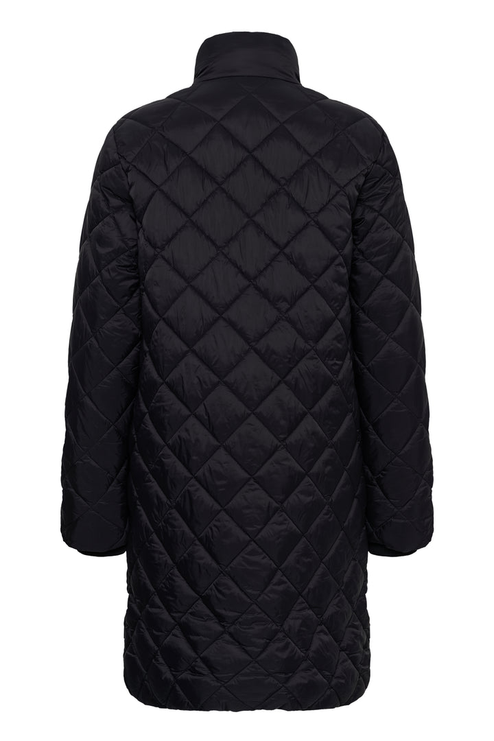 Manteau long matelassé Olilana - Fait de matériaux recyclés