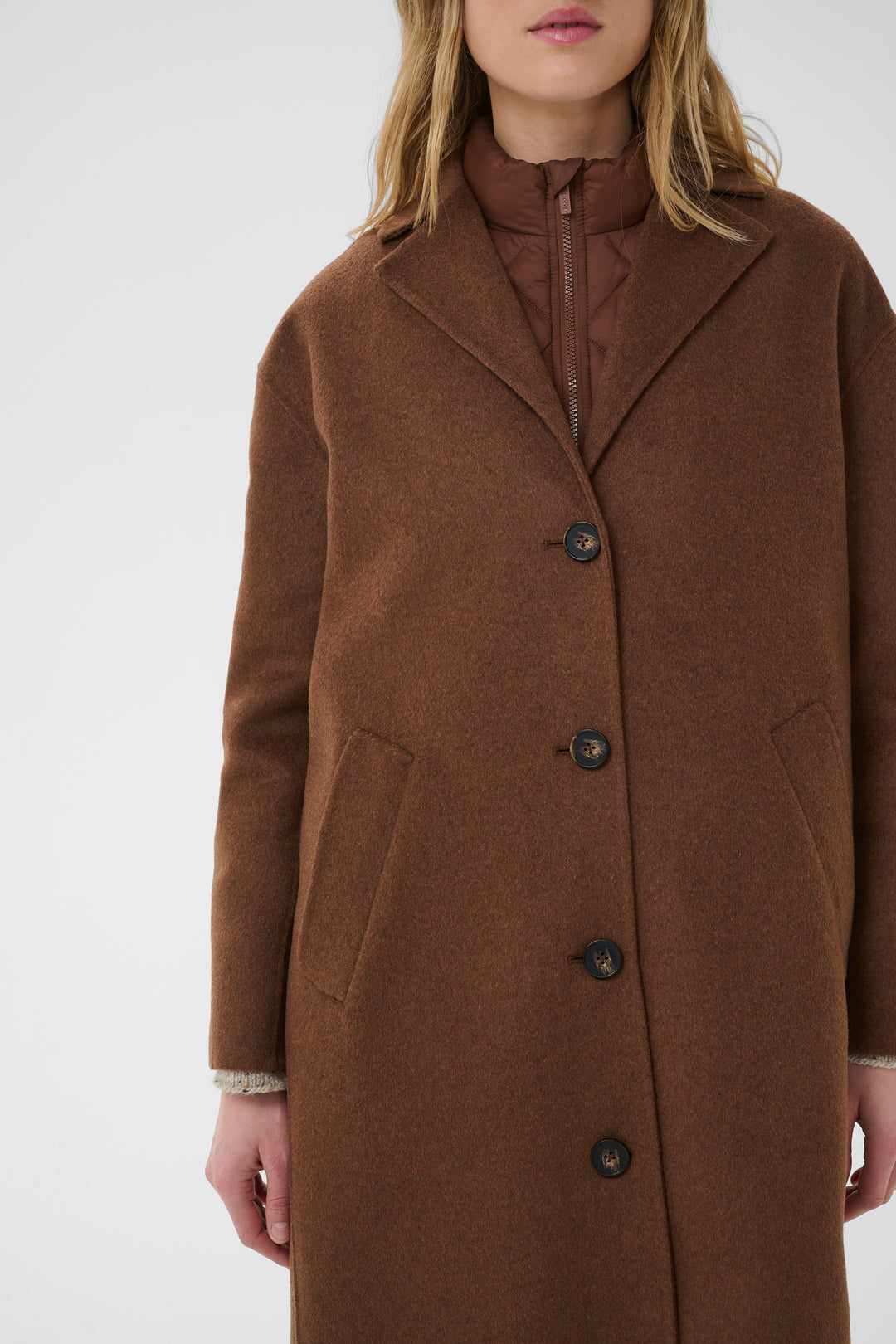 Manteau long Lorelaiana - En laine recyclée