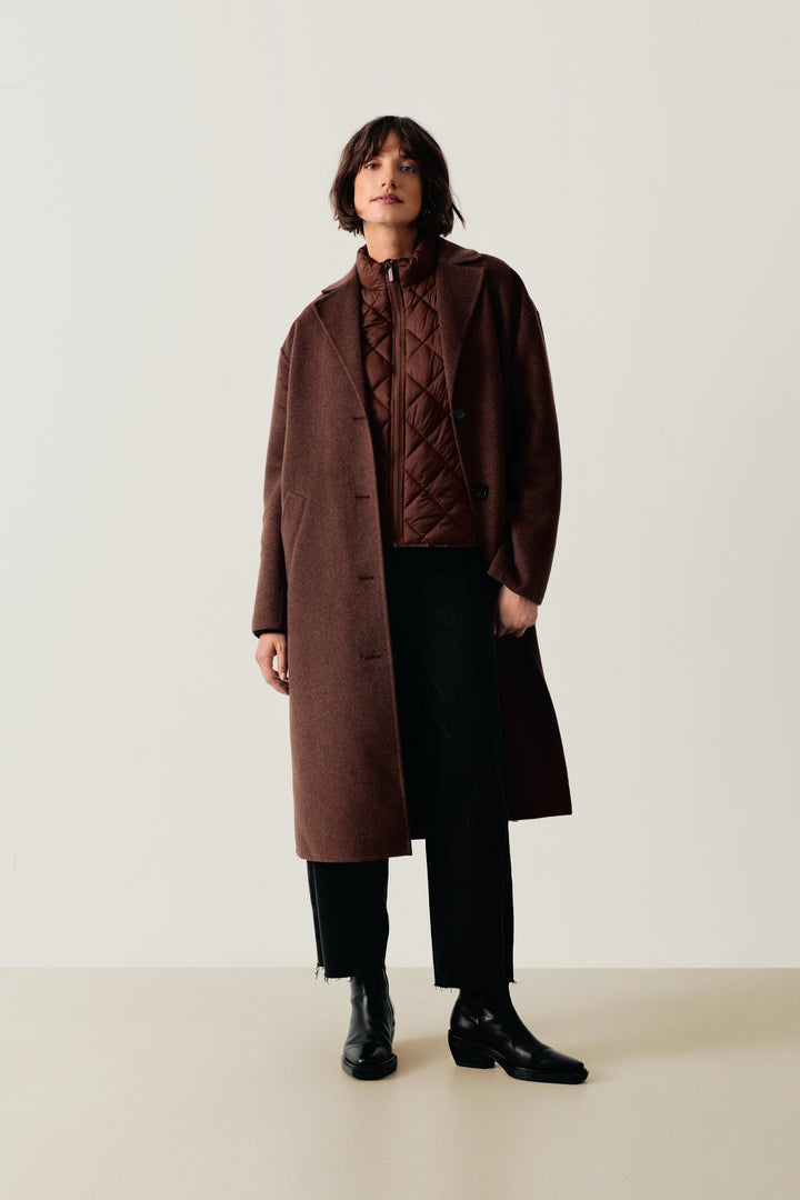 Manteau long Lorelaiana - En laine recyclée