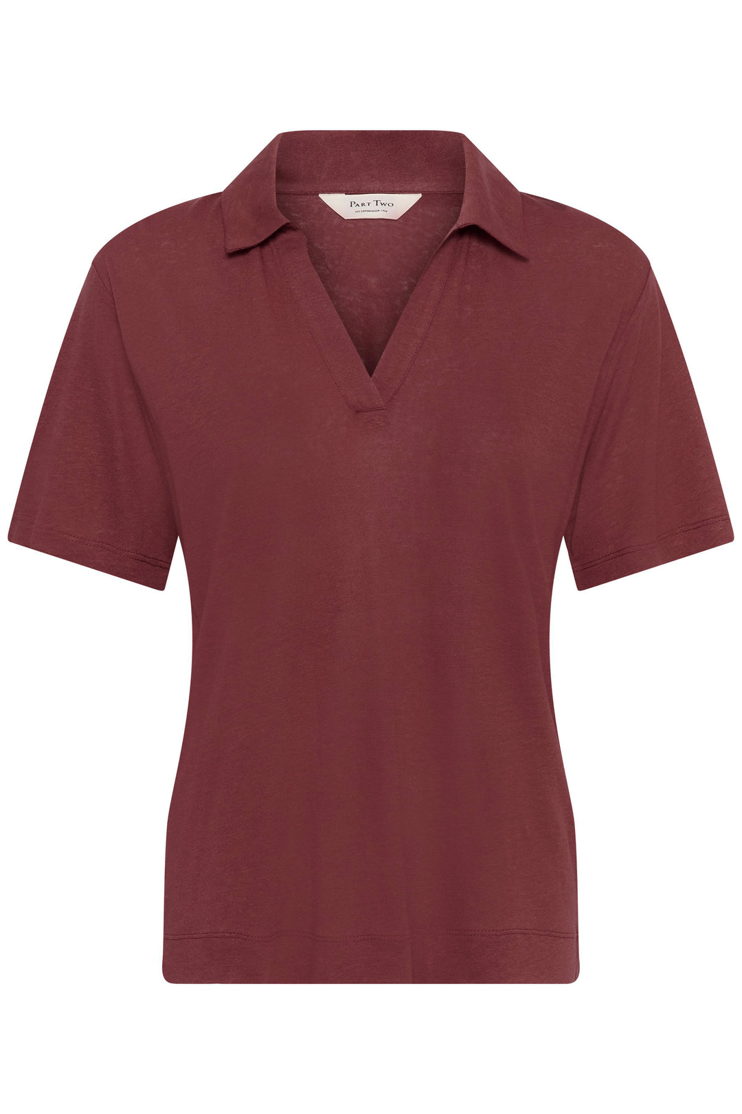 Berlina linen polo shirt – Lightweight and breathable open-collar t-shirt
