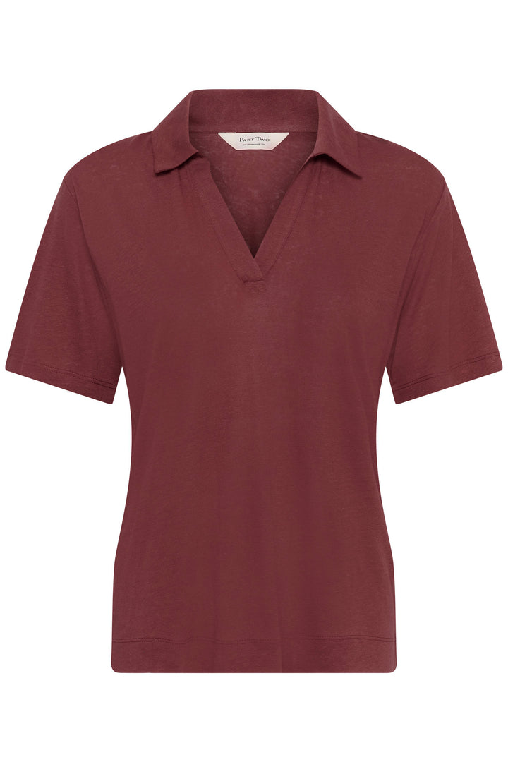 Berlina linen polo shirt – Lightweight and breathable open-collar t-shirt