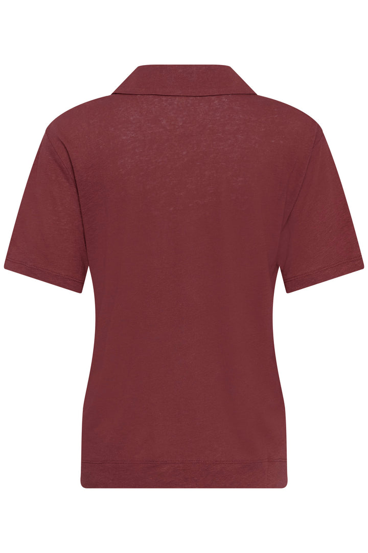 Berlina linen polo shirt – Lightweight and breathable open-collar t-shirt