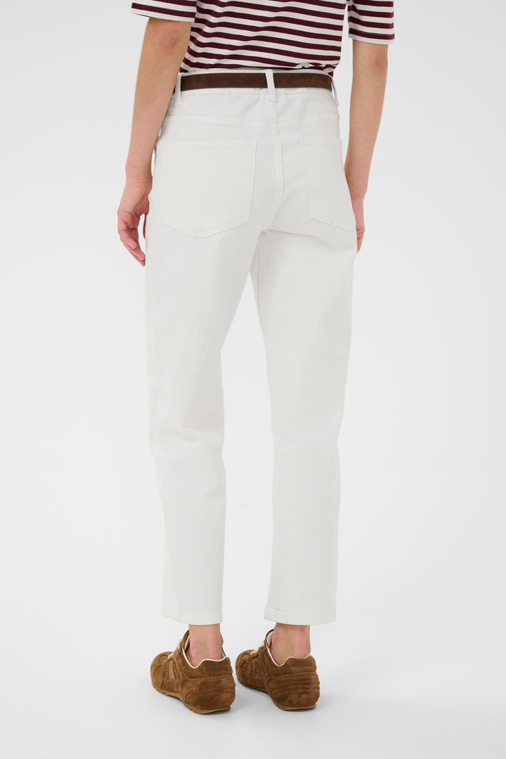 Jeans blanc Judyas - Confort extensible et denim écoresponsable
