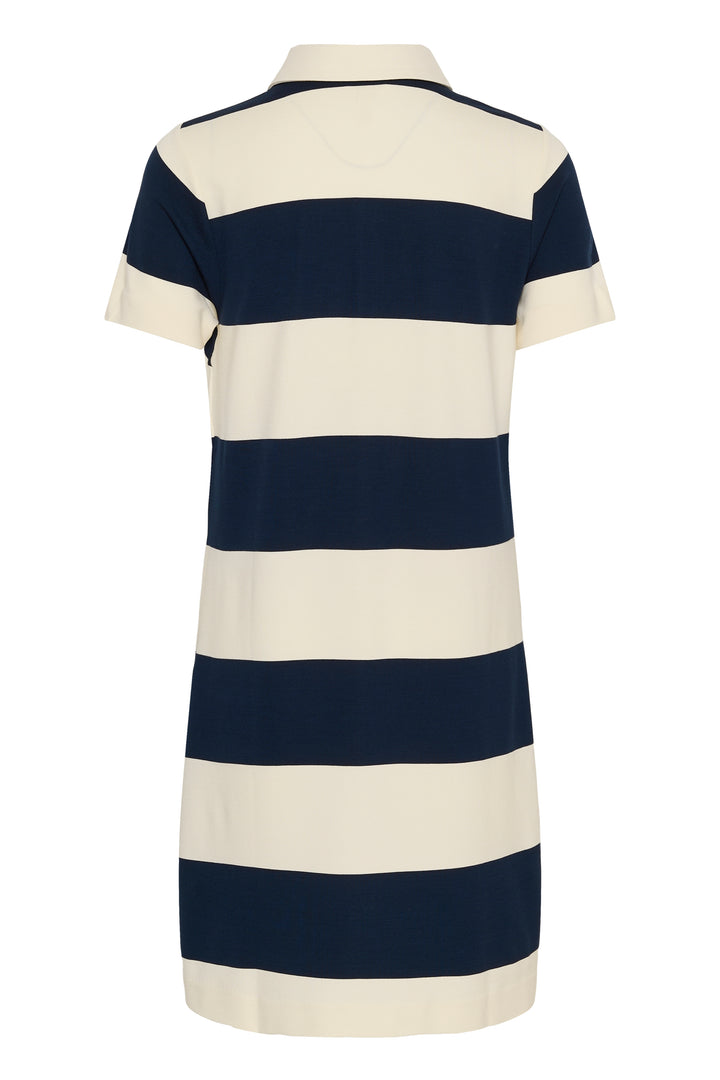 Robe rayée esprit polo Elivia – Confort fluide et allure moderne