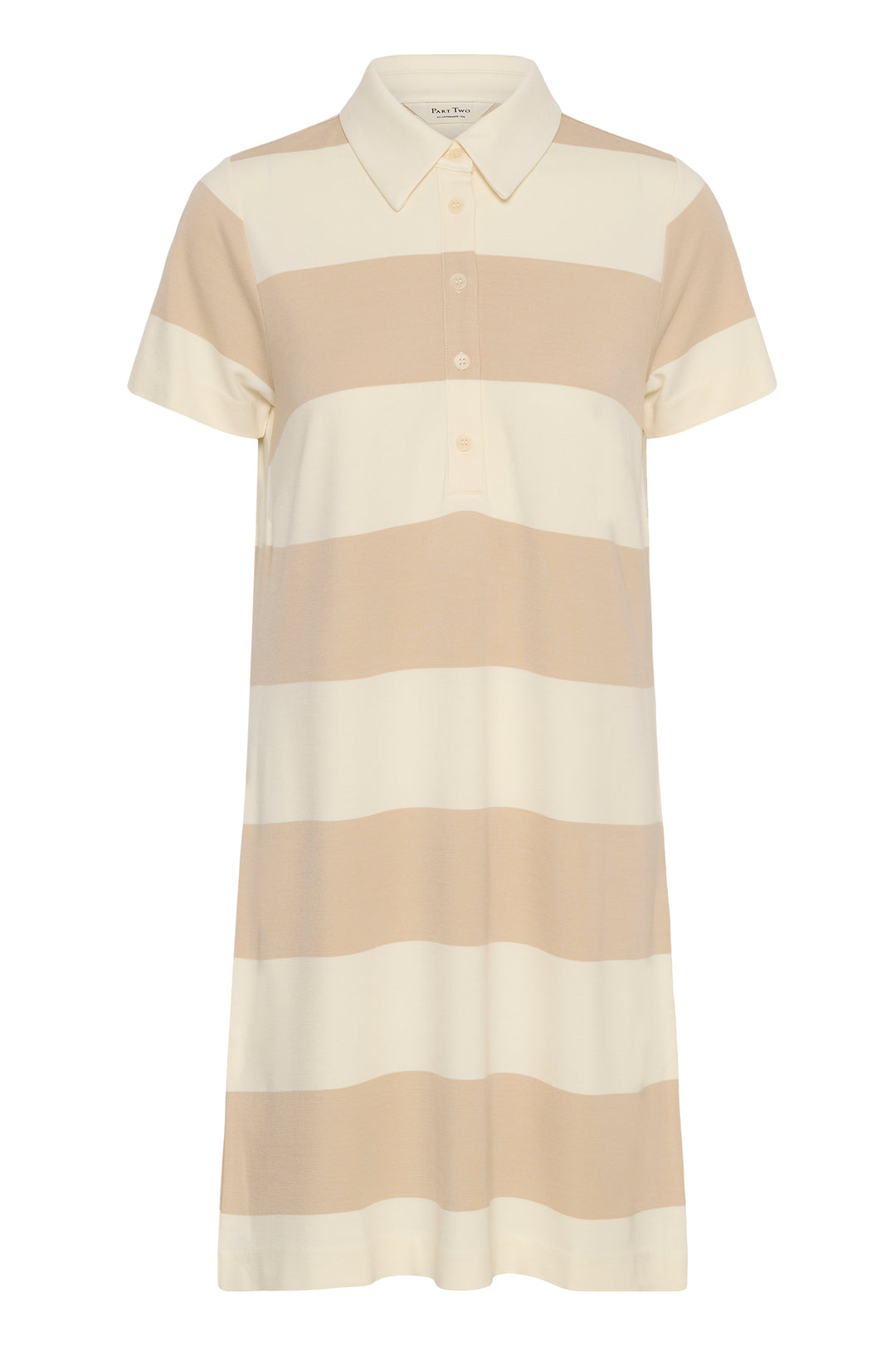 Robe rayée esprit polo Elivia – Confort fluide et allure moderne