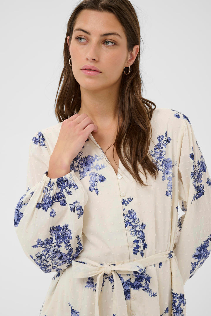 Robe en coton biologique Avira - Imprimé floral