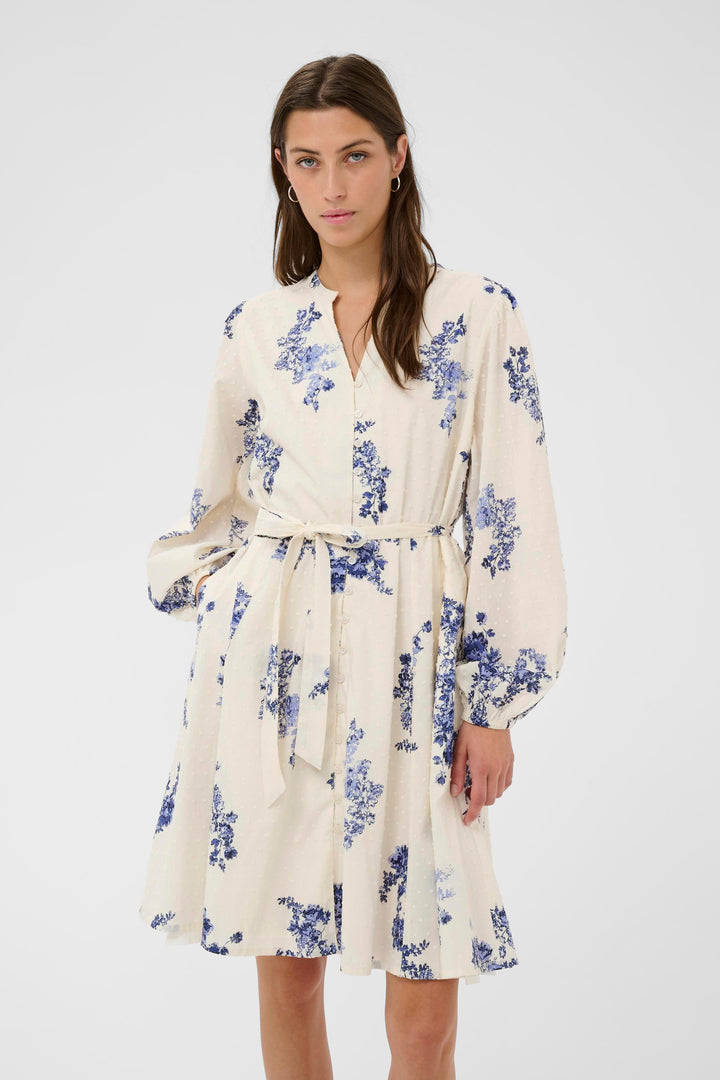 Robe en coton biologique Avira - Imprimé floral