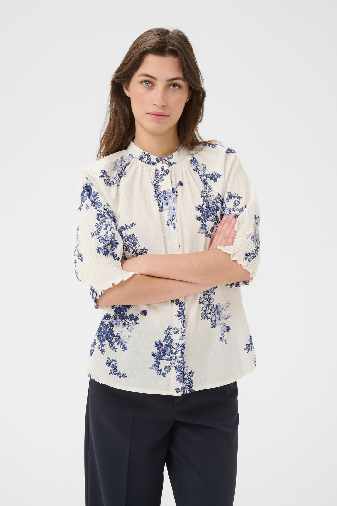 Almeras Blouse - Comfortable organic cotton and classic fit