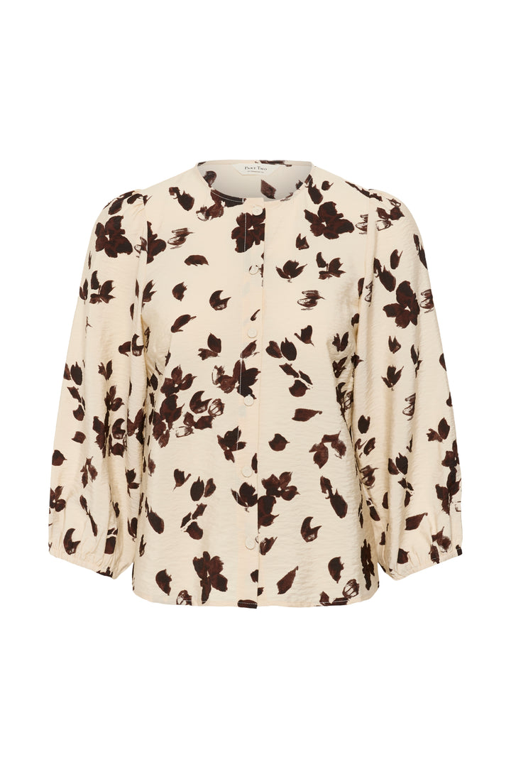 Chemise en viscose Ecovero mélangée Channie - Imprimé floral