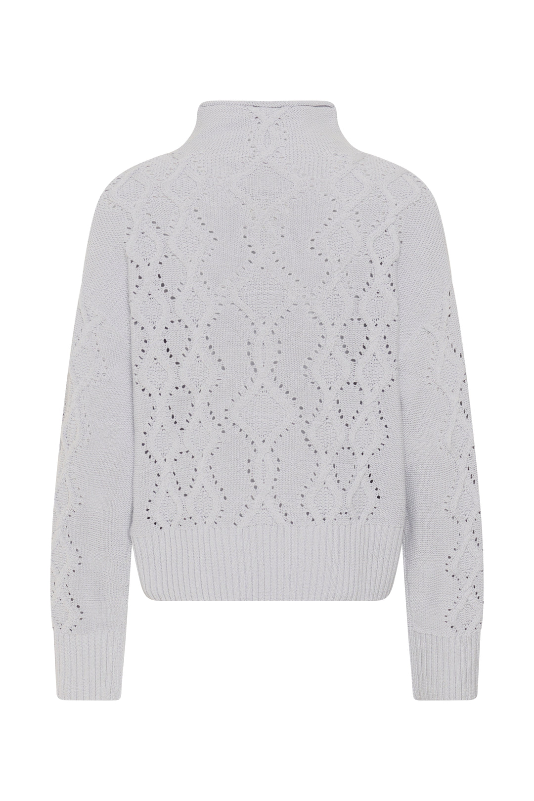 Chandail en tricot de coton mélangé Charnel - À col roulé