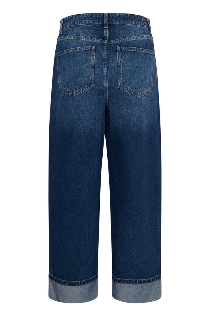 Jeans droit en pur coton Cristine - Coupe droite intemporelle