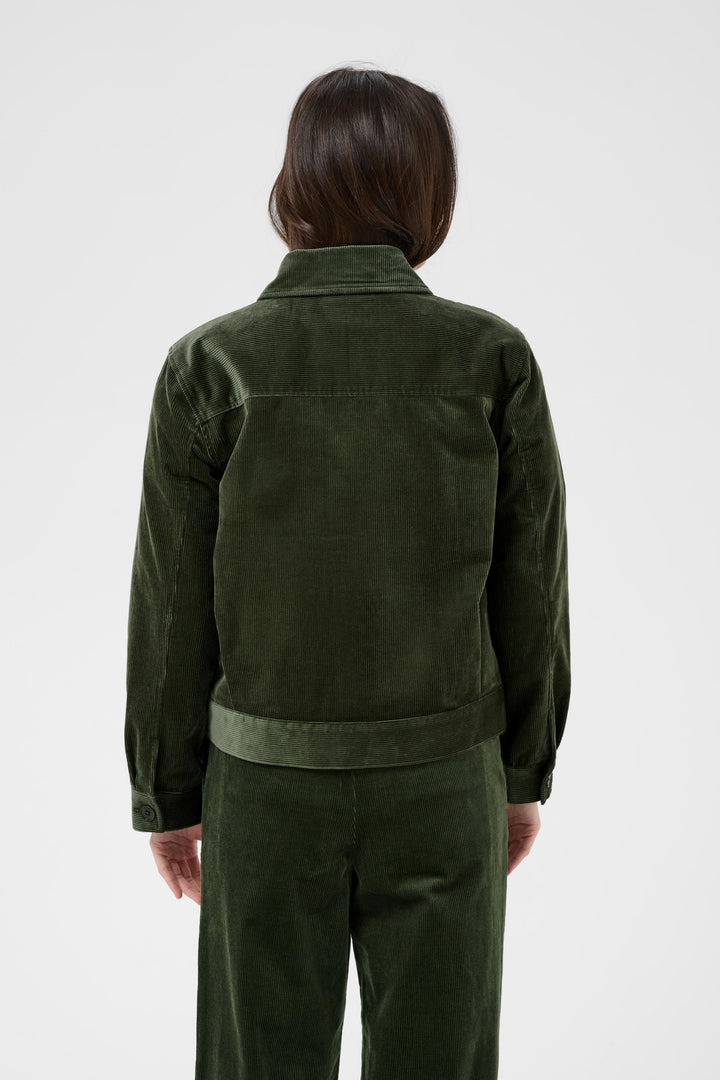 Veste en coton mélangé Constanze - Court et structuré à boutonnage simple