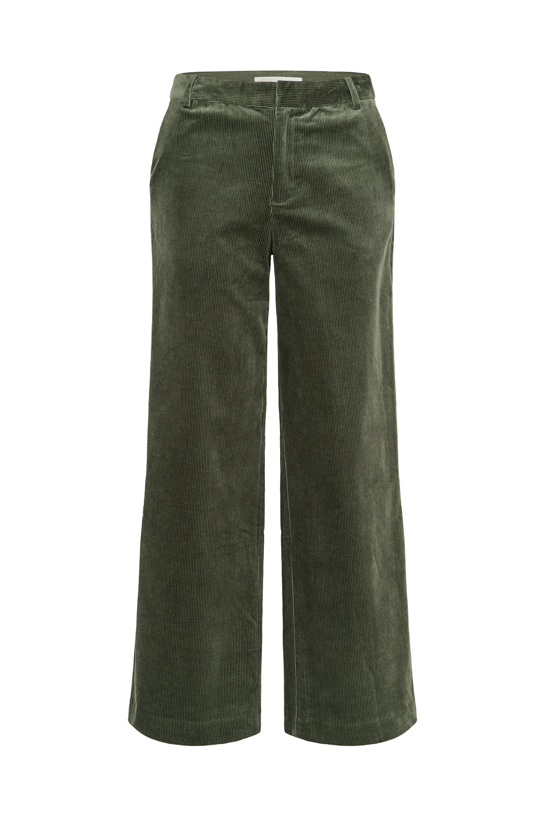 Pantalon en coton mélangé Columba - Bas droit et extensible au fini texturé