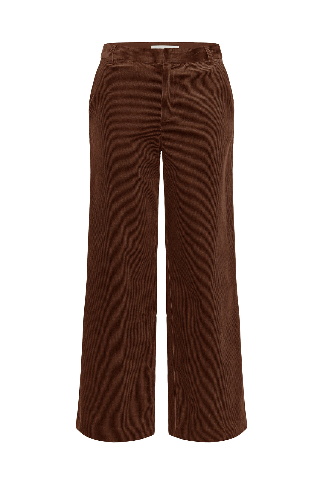 Pantalon en coton mélangé Columba - Bas droit et extensible au fini texturé