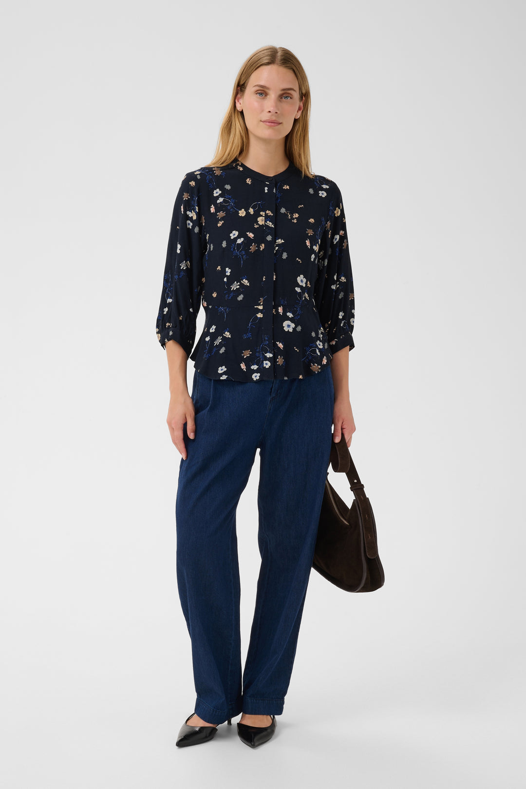 Chemise en viscose mélangée Constantina - À motif floral