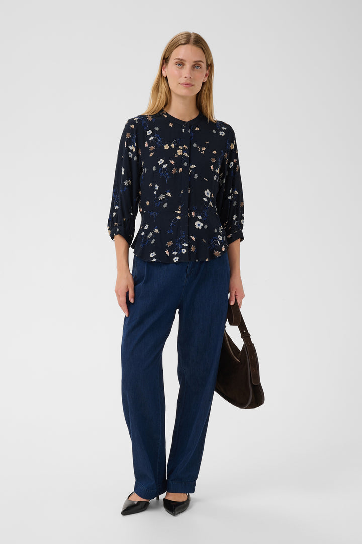 Chemise en viscose mélangée Constantina - À motif floral