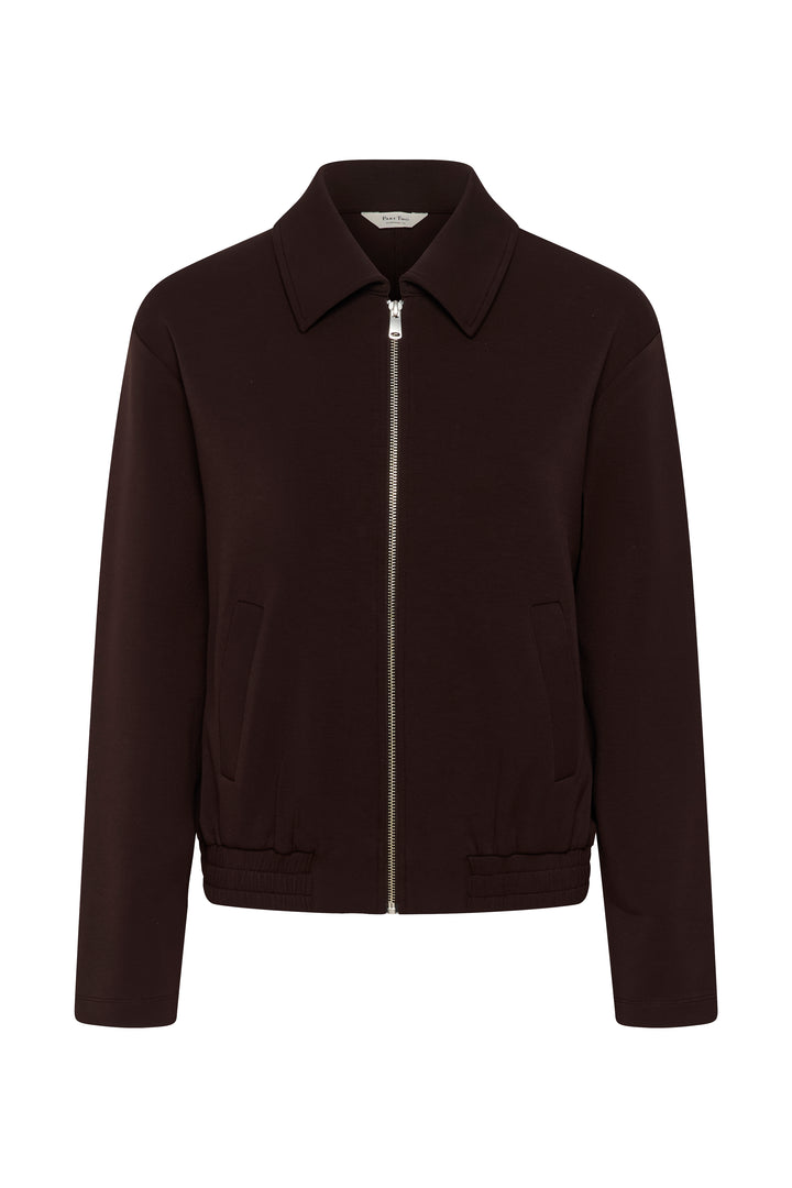 Cardigan zippé en viscose Ecovero mélangée Chenaya - Légère à col polo