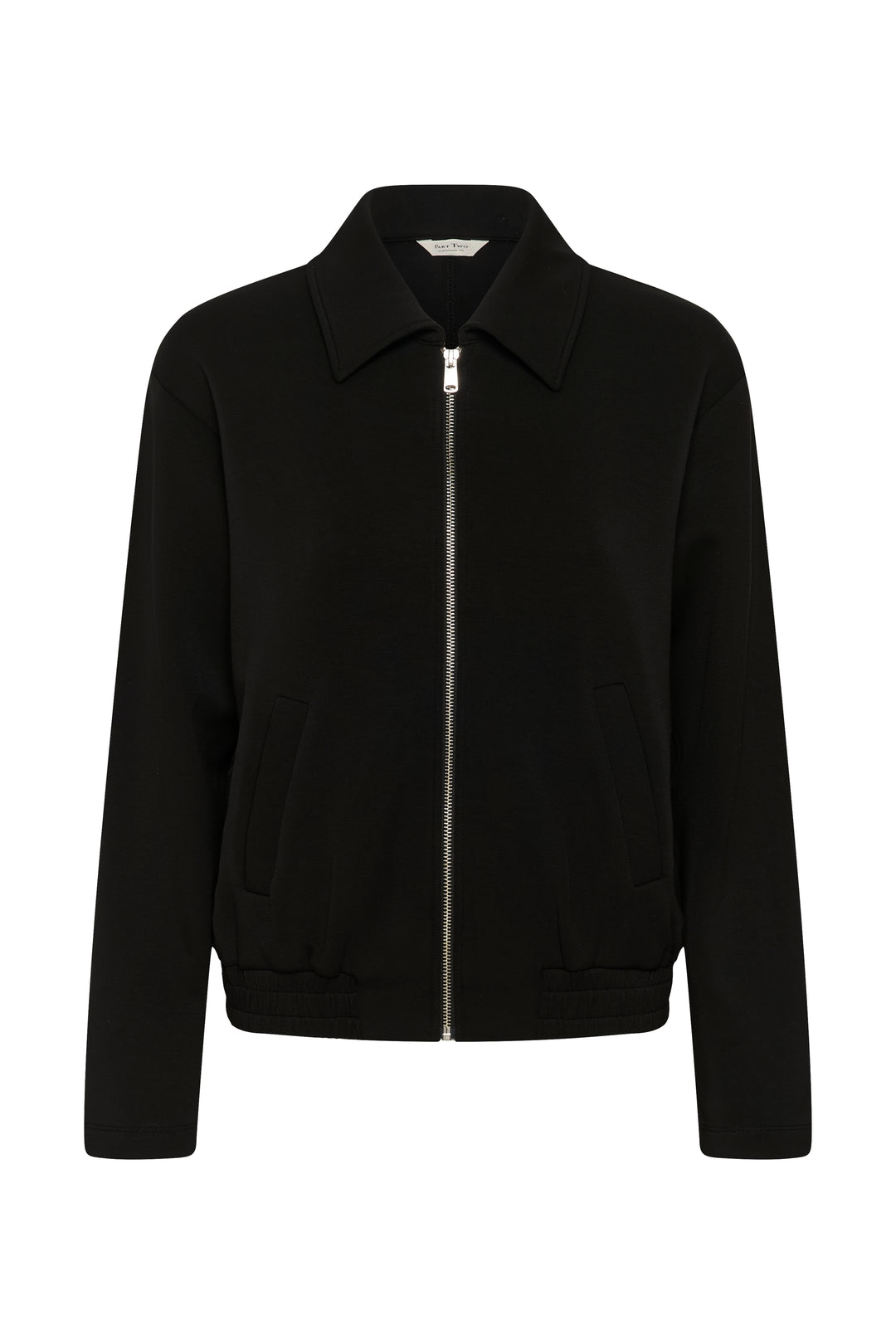Cardigan zippé en viscose Ecovero mélangée Chenaya - Légère à col polo