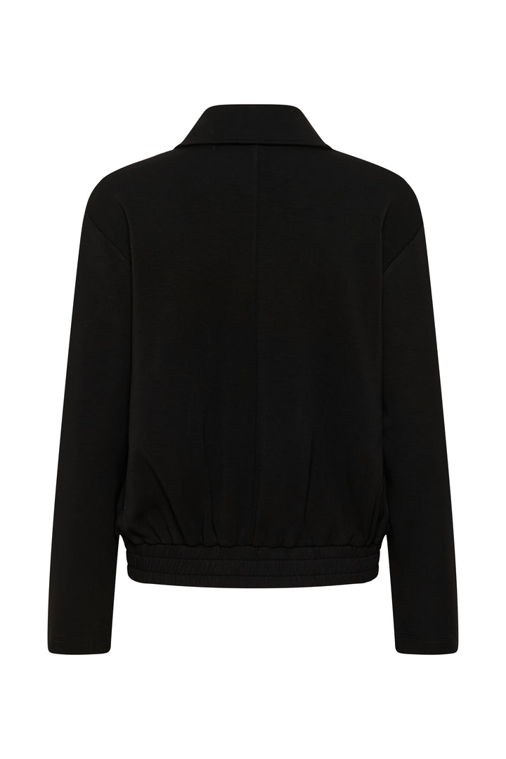 Cardigan zippé en viscose Ecovero mélangée Chenaya - Légère à col polo