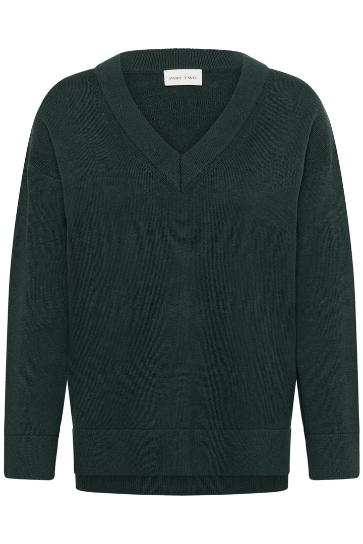 Pull à encolure en V Charlin - En coton et cachemire