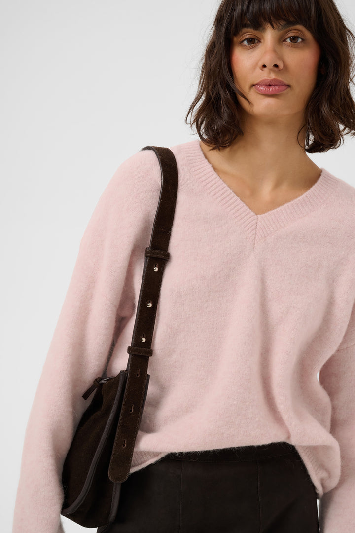 Pull en laine et alpaga mélangés Chanilla - À col en V