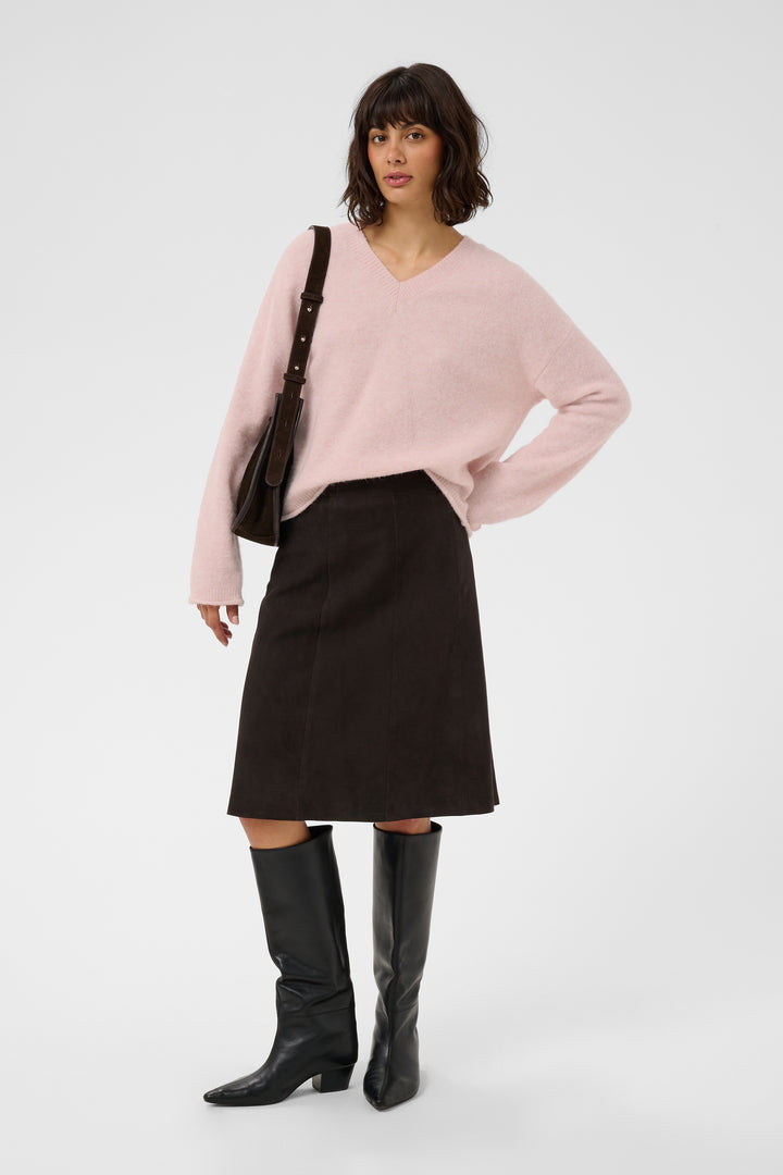 Pull en laine et alpaga mélangés Chanilla - À col en V