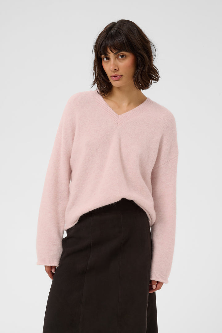 Pull en laine et alpaga mélangés Chanilla - À col en V