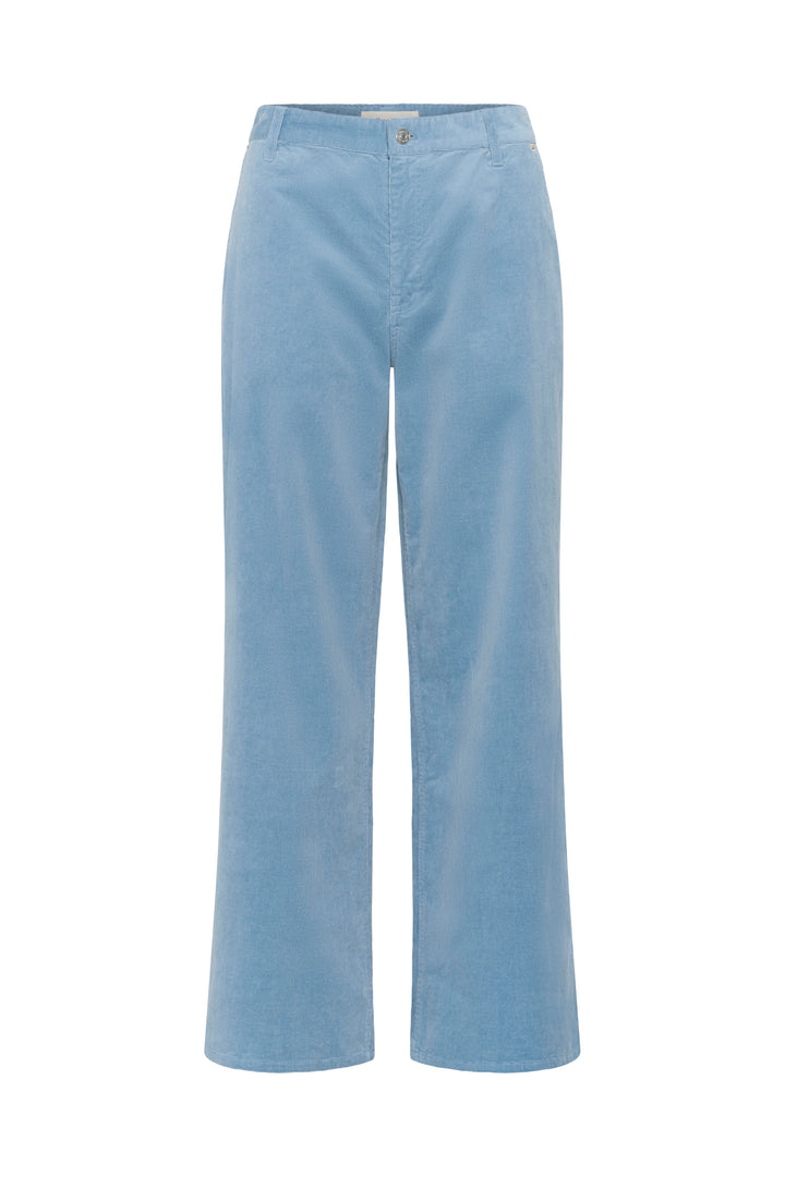 Pantalon en velours côtelé Cathrina - Ample extensible en coton doux