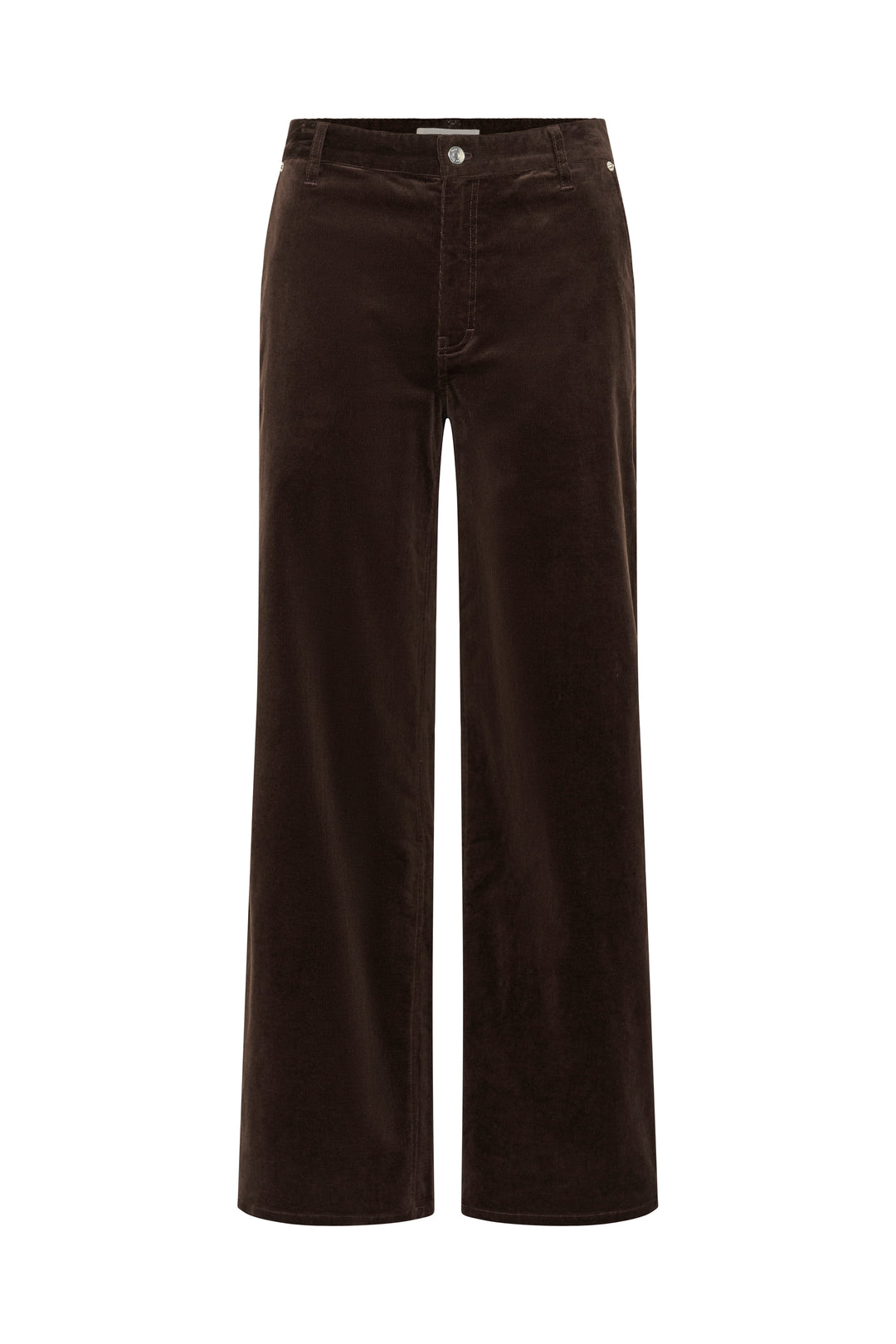 Pantalon en velours côtelé Cathrina - Ample extensible en coton doux