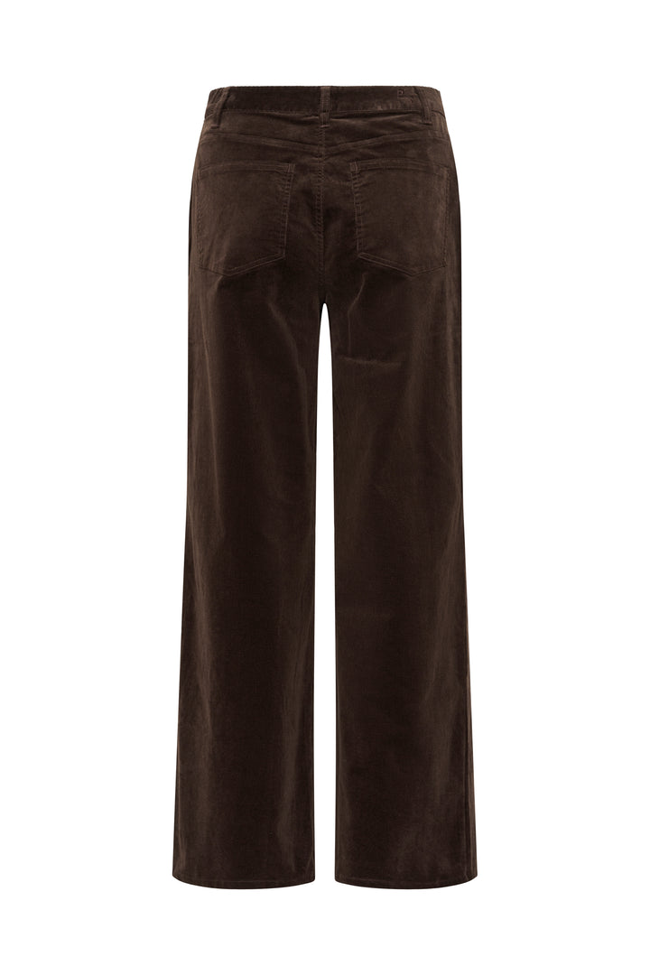 Pantalon en velours côtelé Cathrina - Ample extensible en coton doux