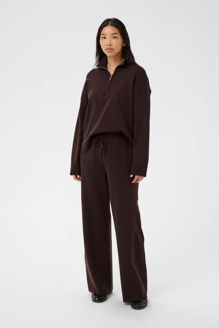 Pantalon Katrie - Le bas en maille fluide à la coupe droite et confortable