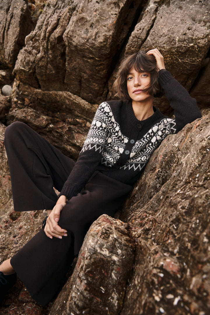 Pantalon Katrie - Le bas en maille fluide à la coupe droite et confortable