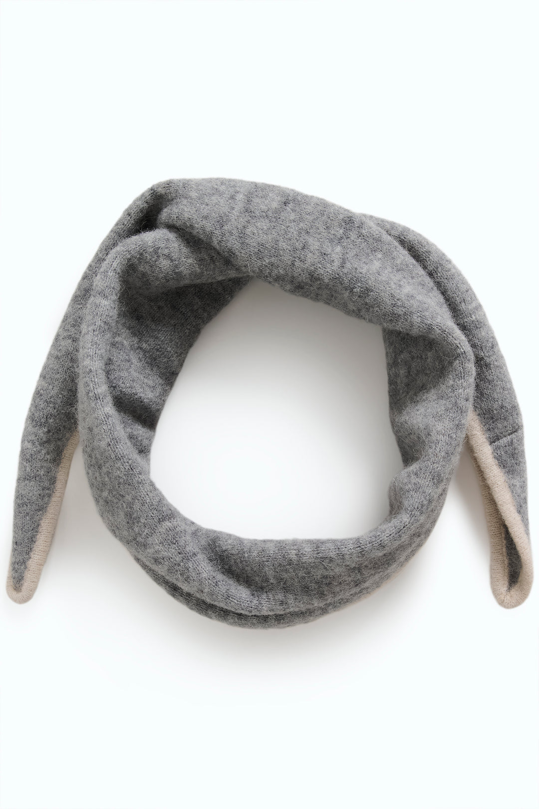 Foulard moelleux Cimya - Laine certifiée aux bordures contrastantes